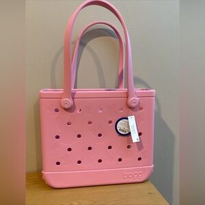 BOGG BABY BAG - I Peep You - Bubblegum Pink Bunnies Easter NEW